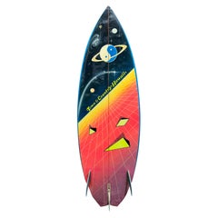 Town & Country Vintage Surfboard Dave Wallace Double Winged Swallow Tail (1984)