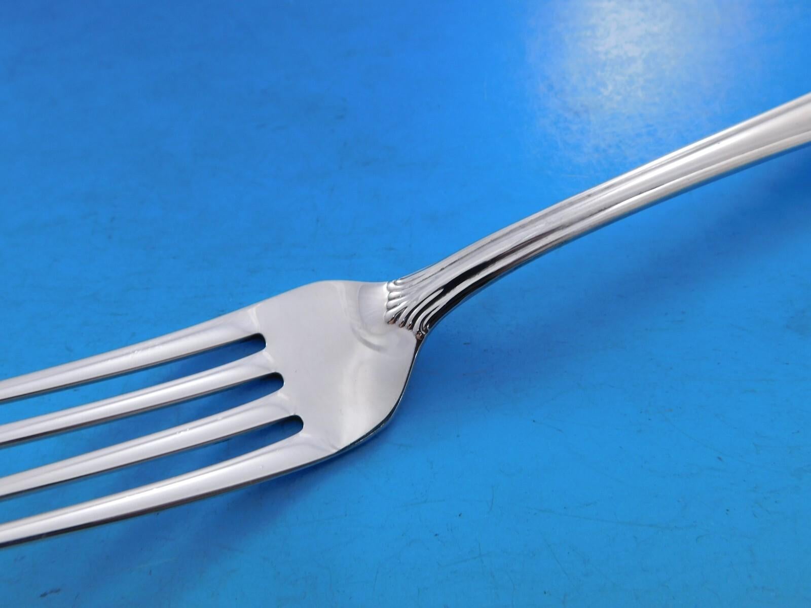 Late 20th Century Townsend by Gorham Sterling Silver Flatware Set for 12 Service 62 pieces For Sale