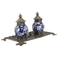 Townshend Art Metal Workers. Birmingham. An Anglo-Japanese brass pen/quill tray.