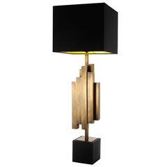 Towny Table Lamp in Vintage Brass