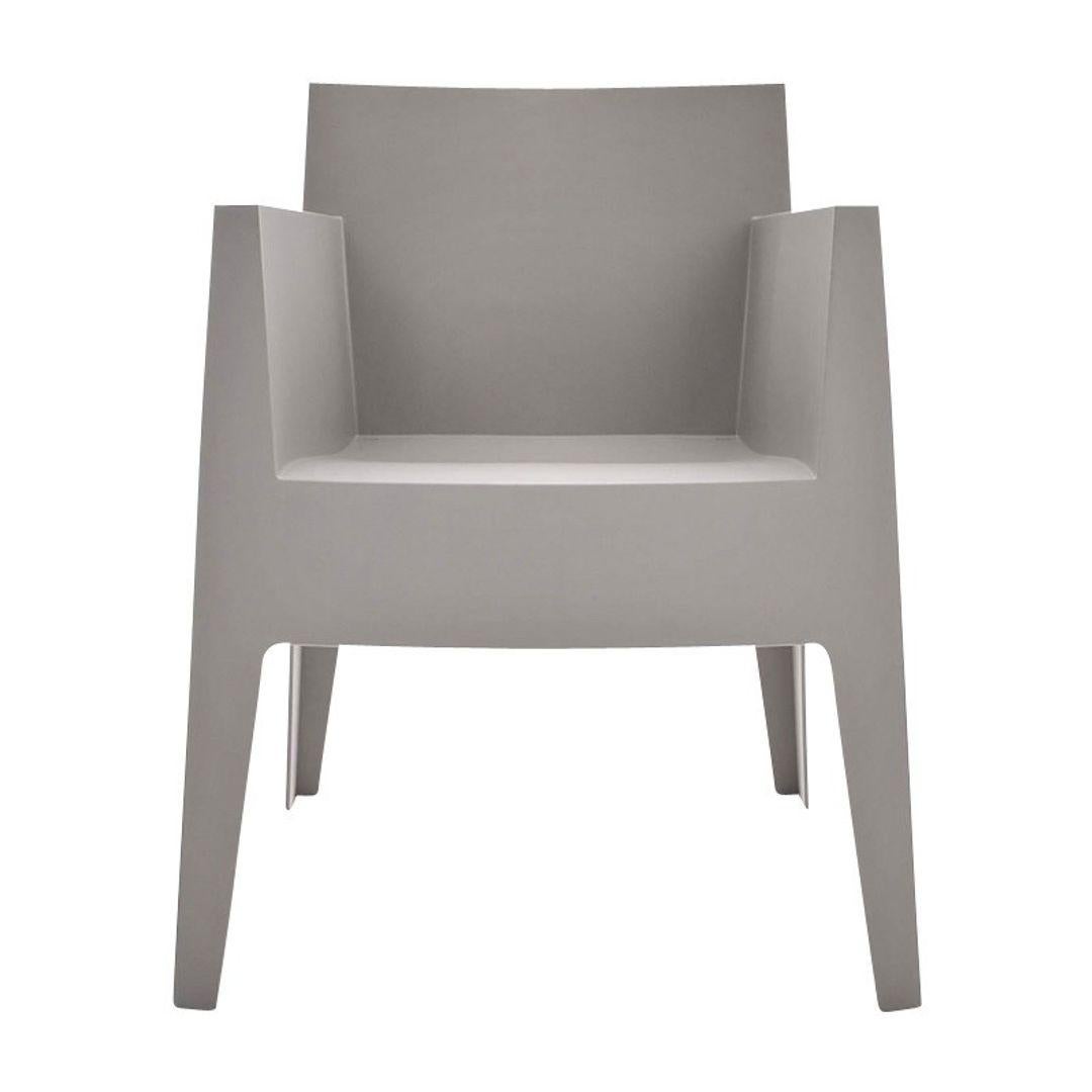 The Toy Armchair by Driade is a sophisticated yet subtly playful armchair designed by the preeminent Philippe Starck. Crafted with molded polypropylene, this versatile, stackable design feels at home in almost any style interior or outside on the