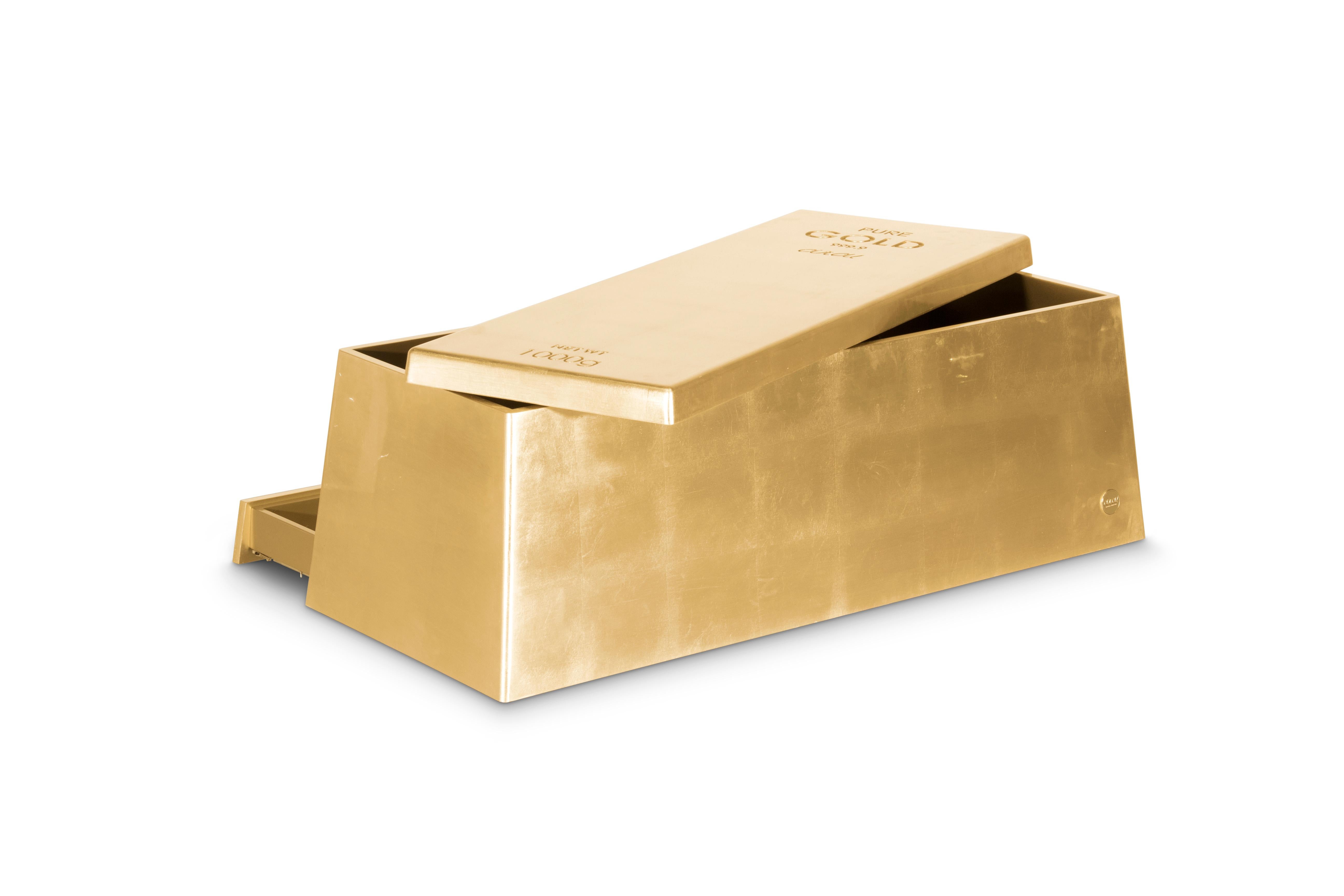 gold toy box