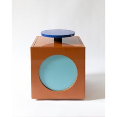 Toy Boy Side Table in Glossy Lacquered MDF by Softhouse