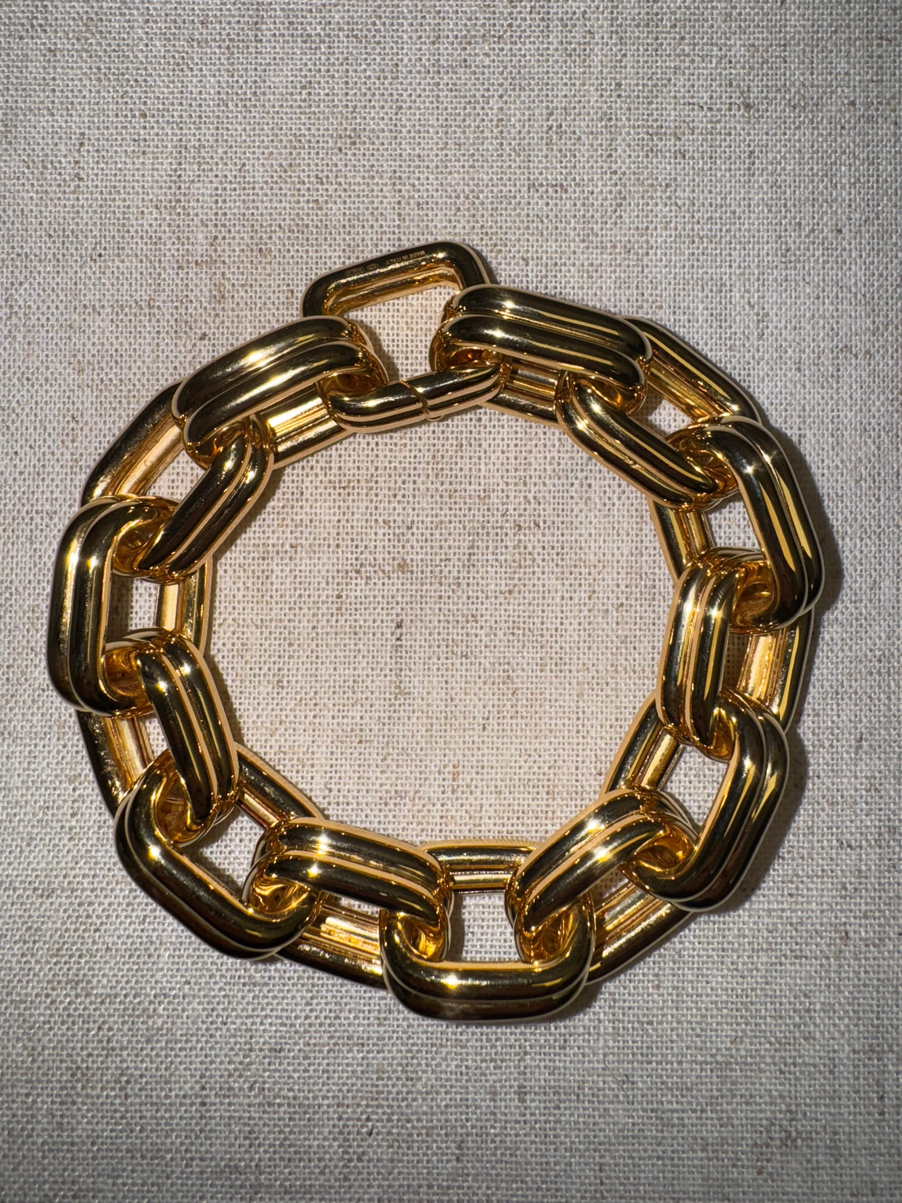 Bracelet chaîne en or - Taille Small en vente 1