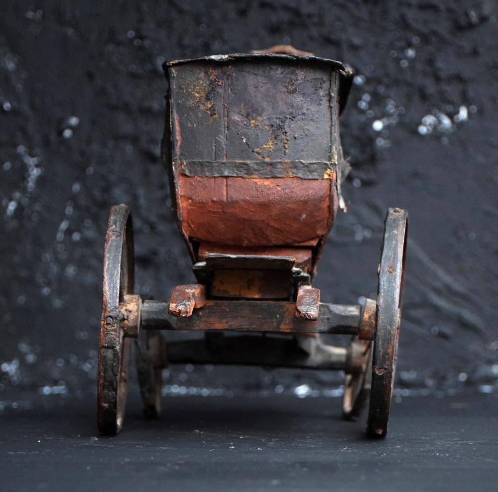 British Toy Horse and Carriage, circa 1850