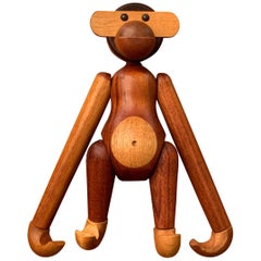 Toy Monkey in Teak and Limba Wood by Kay Bojesen