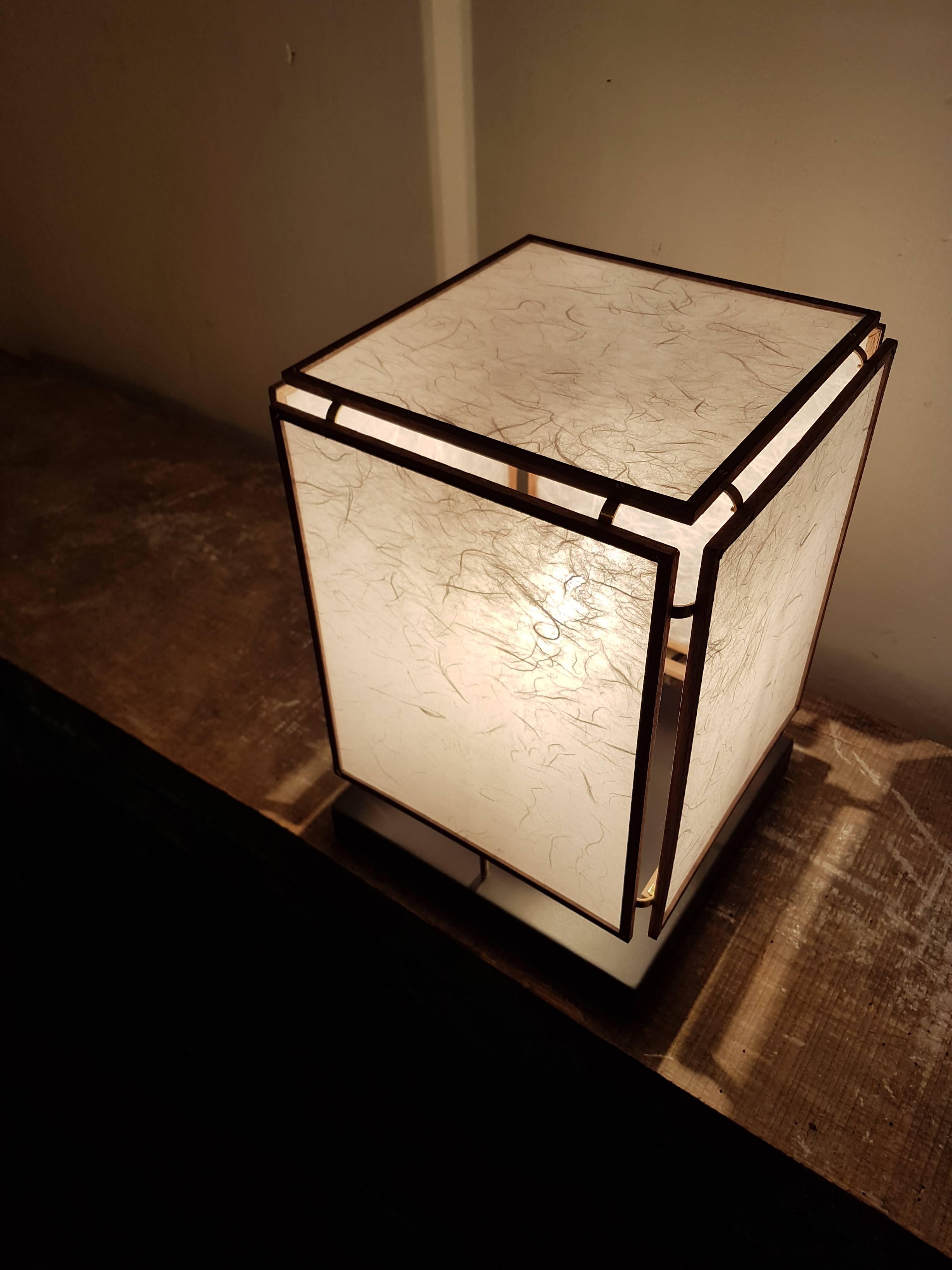 Contemporary Toyama, Unique Lamp Table by Thierry Toutin