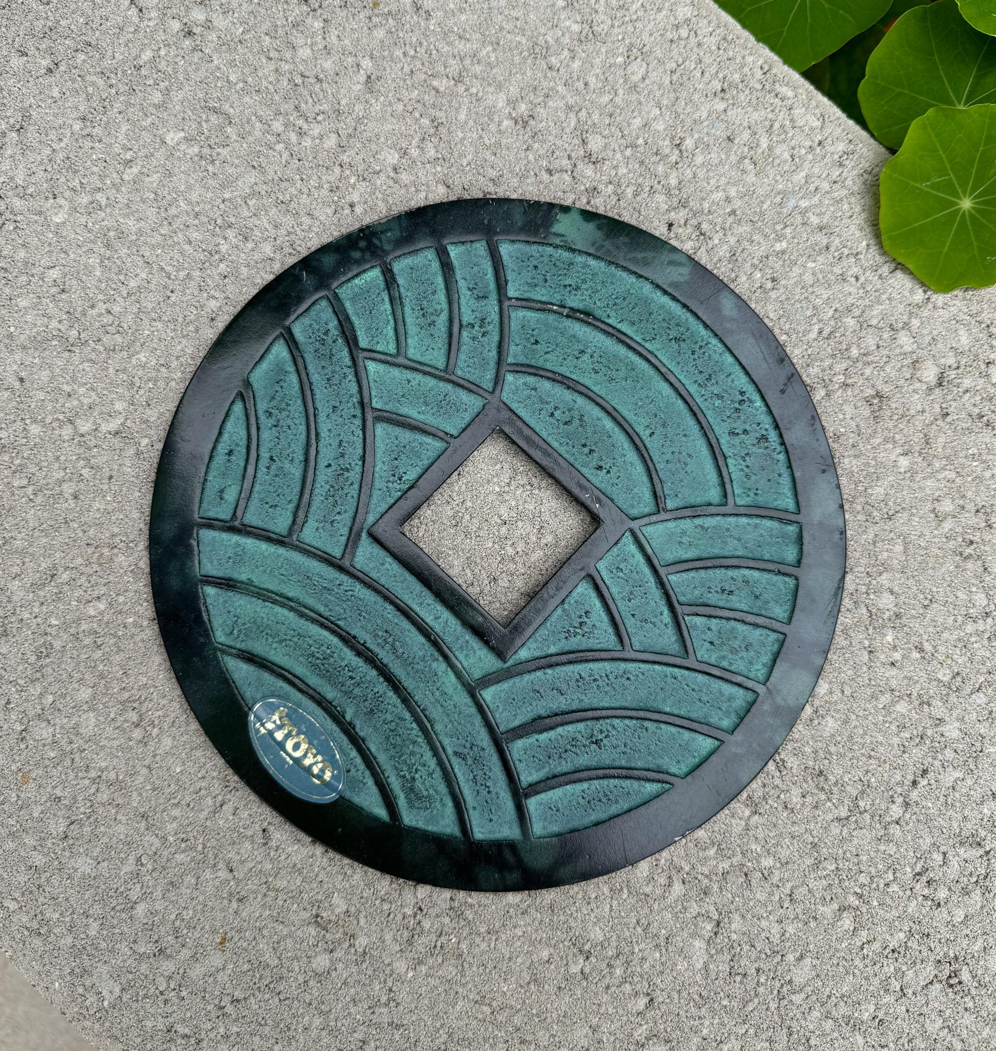 Toyo Eisen Kan'ei Tsūhō Münzskulptur / Untersetzer, Japan, 20. im Angebot 4