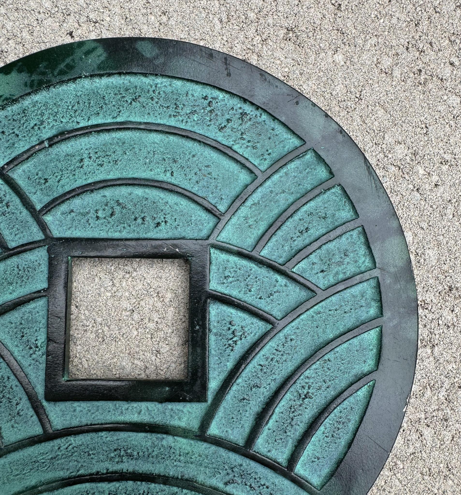 Toyo Eisen Kan'ei Tsūhō Münzskulptur / Untersetzer, Japan, 20. (Japanisch) im Angebot