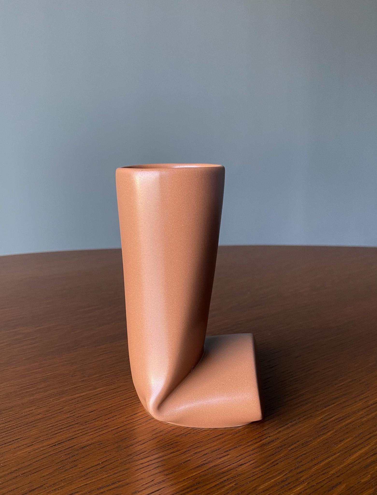 Toyo Modernist Ceramic Ikebana Vase, Japan, 20th Century 9