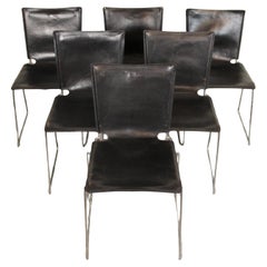 Toyoda Hiroyuki Designed Leather Chairs