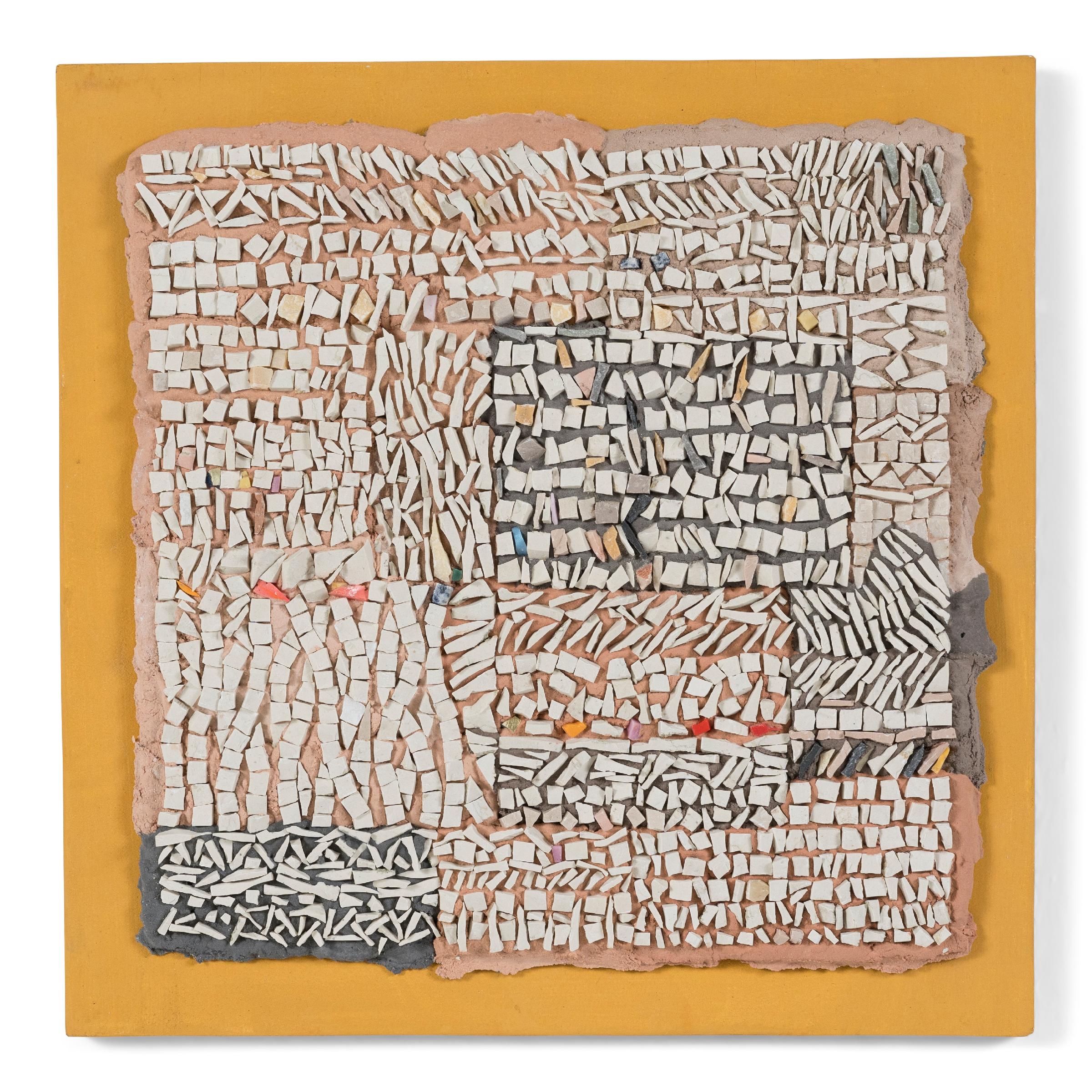 "Diary (2303), " Mixed Media Mosaic, 2023 - Mixed Media Art by Toyoharu Kii