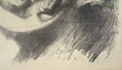 Caresses -  Lithograph by Théo P. Wagner - 1890