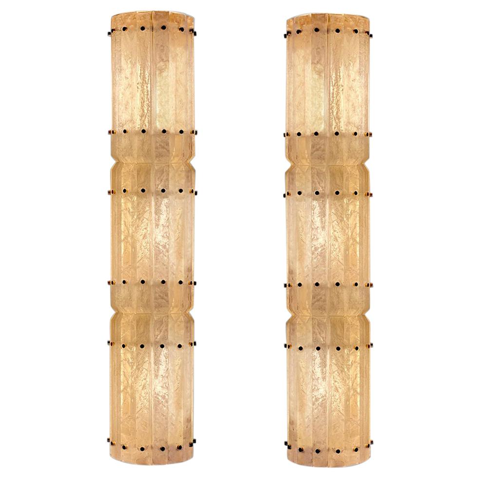 TPB34 Rock Crystal Sconces by Phoenix