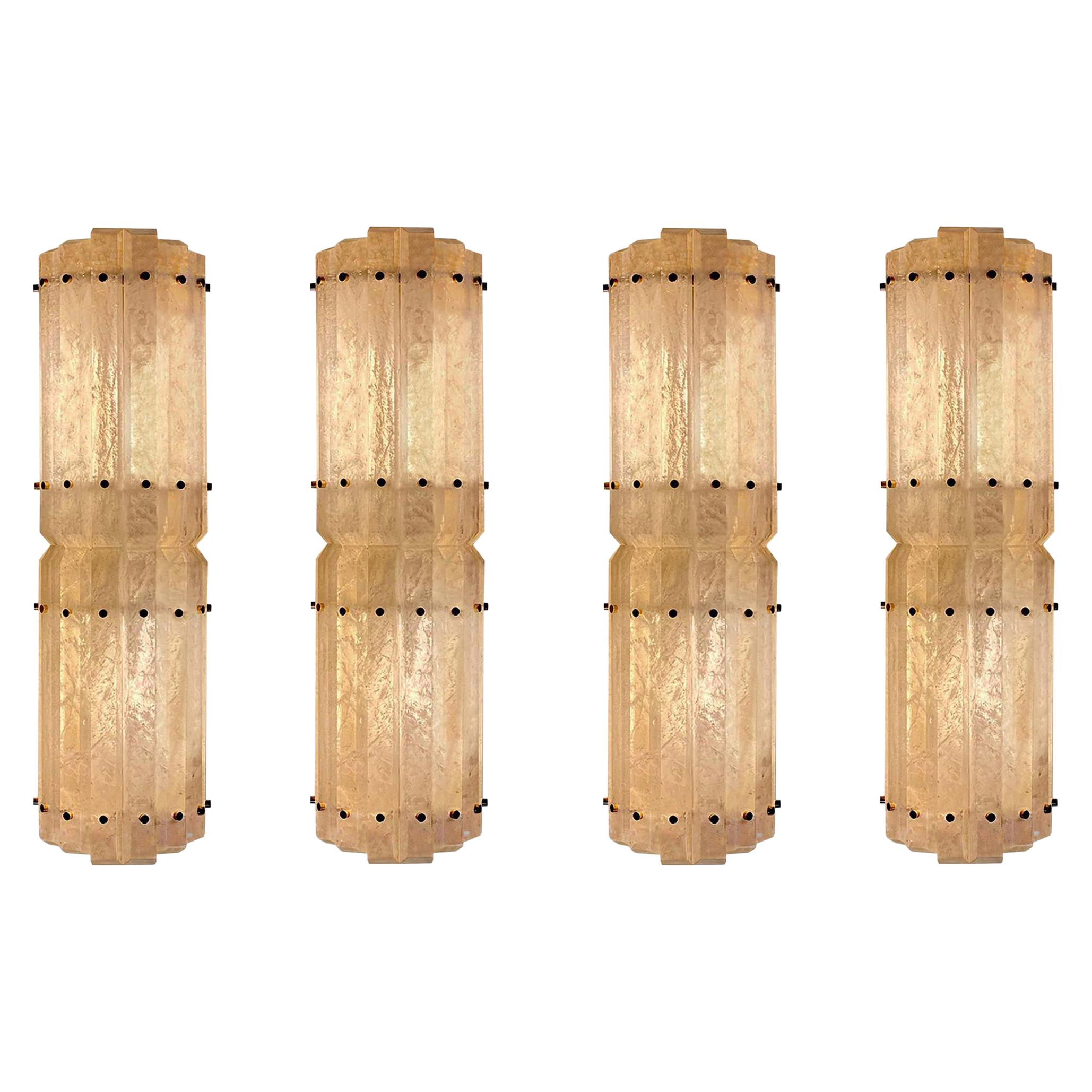 TPB26 Rock Crystal Sconces by Phoenix