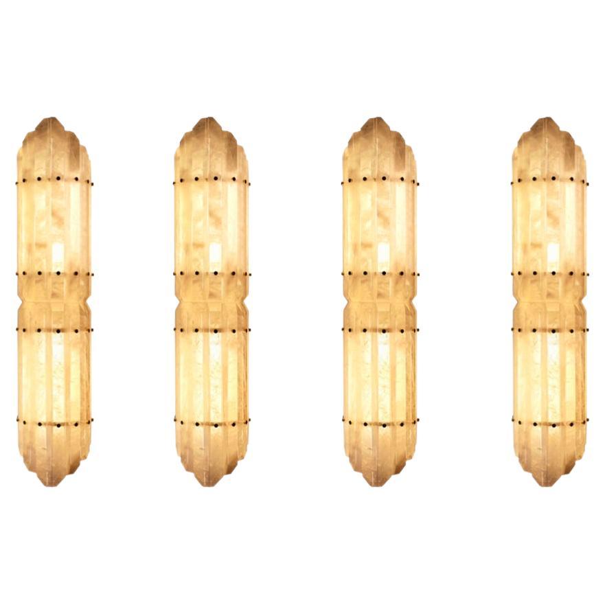 TPB30 Rock Crystal Sconces by Phoenix