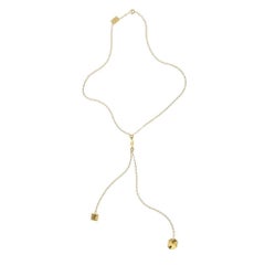 18ct Yellow Gold Vermeil Lariat Necklace