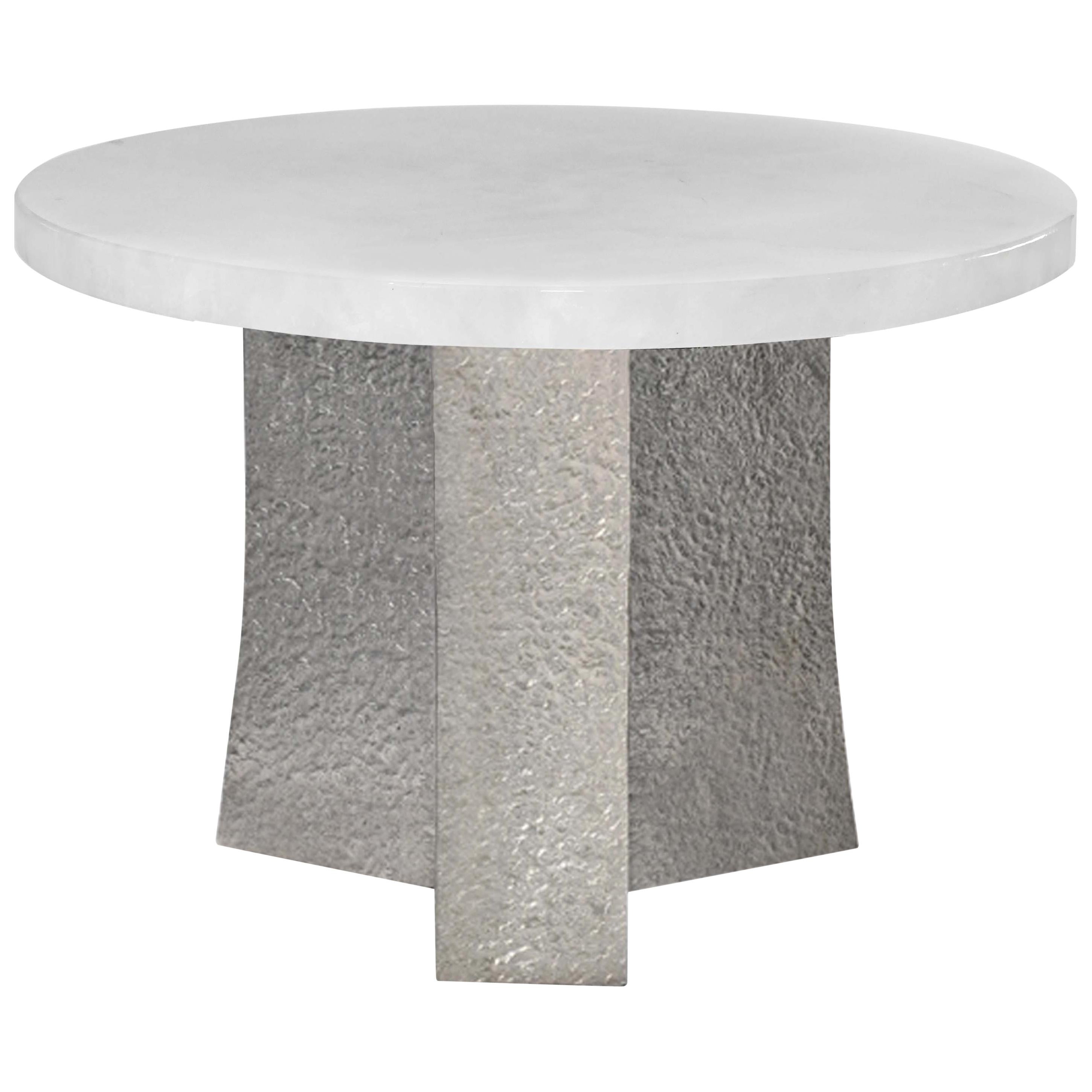 TPN Rock Crystal Table by Phoenix For Sale