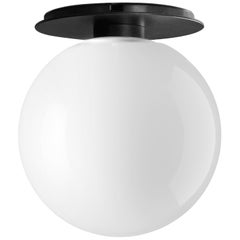 TR Bulb, Ceiling or Wall Lamp, Black, Dim-to-Warm Shiny Opal