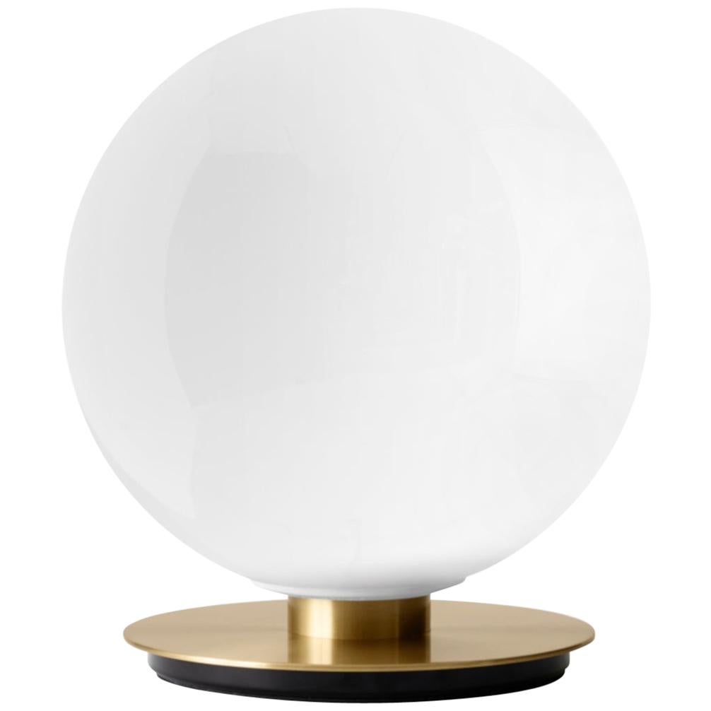 TR Bulb, Ceiling/Wall Lamp, Brushed Brass, Dim-to-Warm Shiny Opal Bulb For Sale