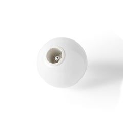 TR Bulb, Pendant Lamp, Brushed Brass, Shiny Opal