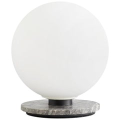 TR Bulb, Table or Wall Lamp, Grey Marble, Dim-to-Warm, Matte Opal Bulb