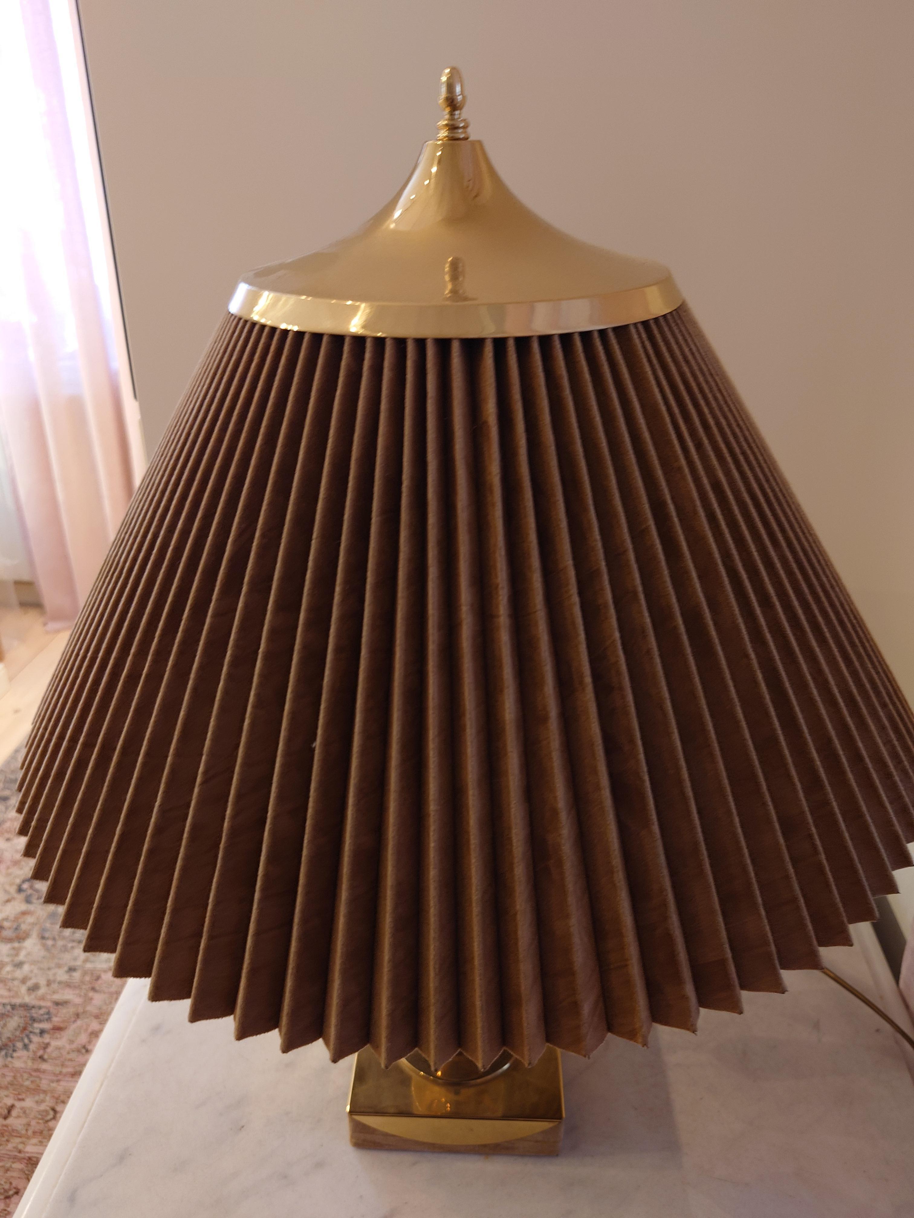  Tr & Co, Table Lamps, Brass, Norway, 1960s For Sale 7