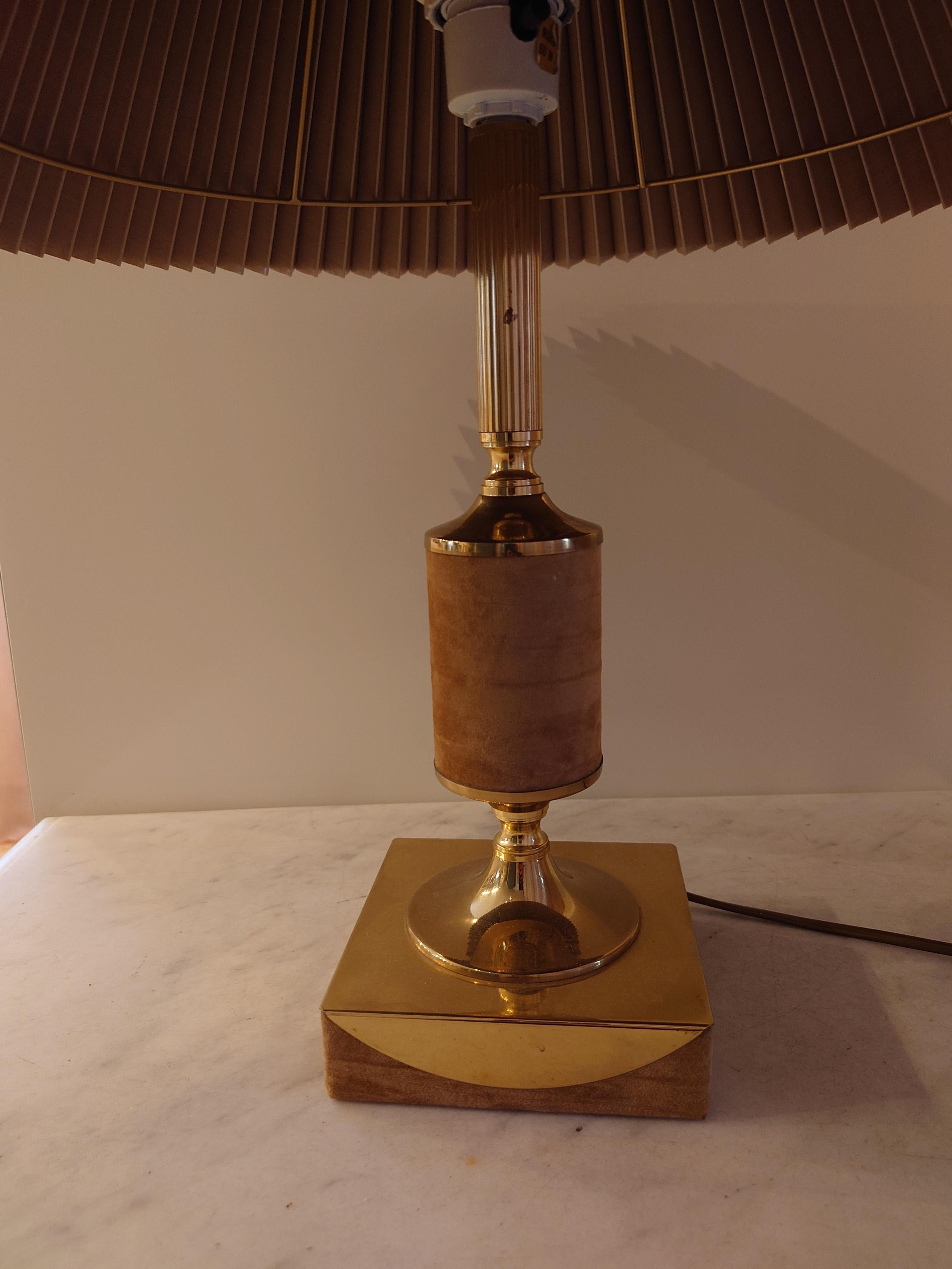  Tr & Co, Table Lamps, Brass, Norway, 1960s In Good Condition For Sale In Boden, SE