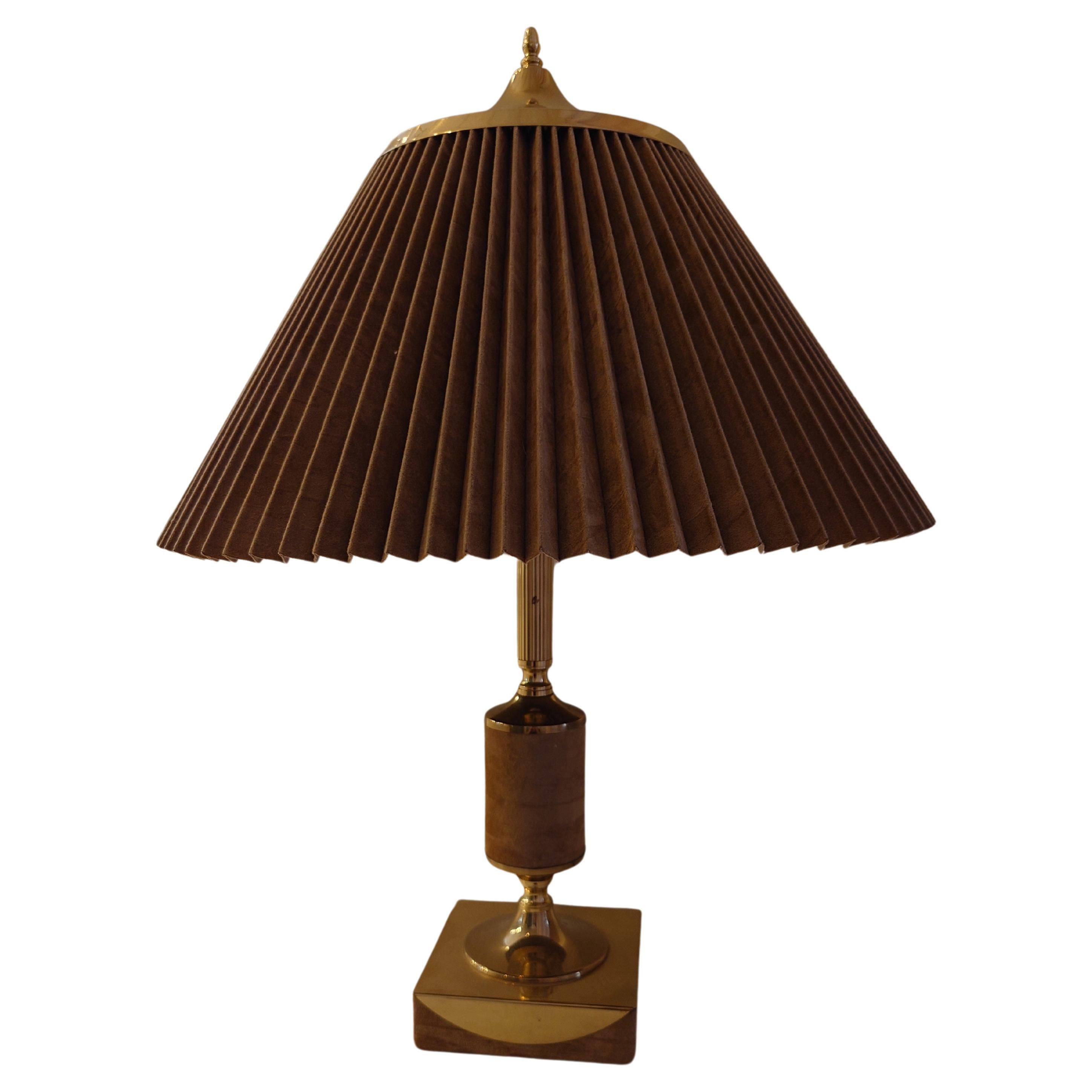  Tr & Co, Table Lamps, Brass, Norway, 1960s For Sale