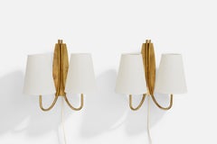 Walls & Co, appliques, laiton, Fabrice, Norvège, années 1950
