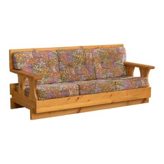 Trä-Inn, Sofa, Pine, Fabric, Sweden, 1970s