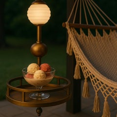 Tra le nuvole Burnished brass & Alabaster Pendant Light #3