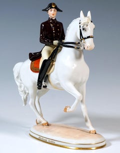 'Trab' Trot With Rider, Spanish Riding School Vienna, Horse By Augarten, 20th