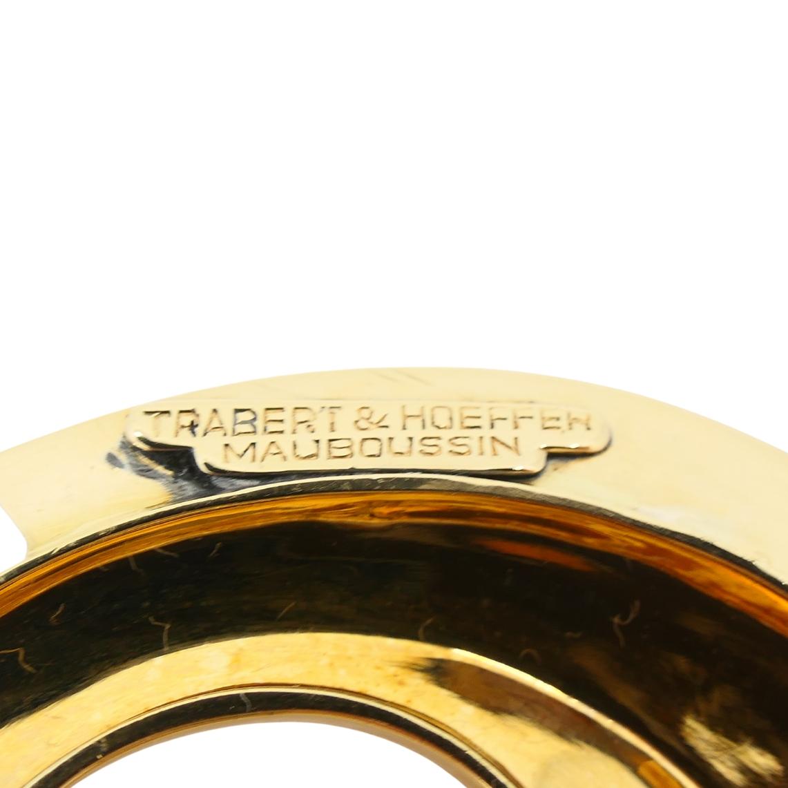 Trabert and Hoeffer Ciondolo con pezzi in oro 18k Collana a catena 14k in vendita 1