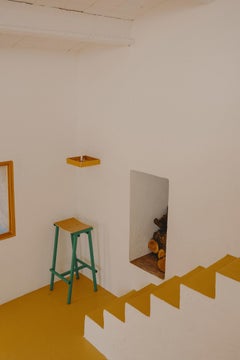 Taburete 8 Bar Stool High, Soft Jade, Powder Coated Steel / Marc Morro for Hay