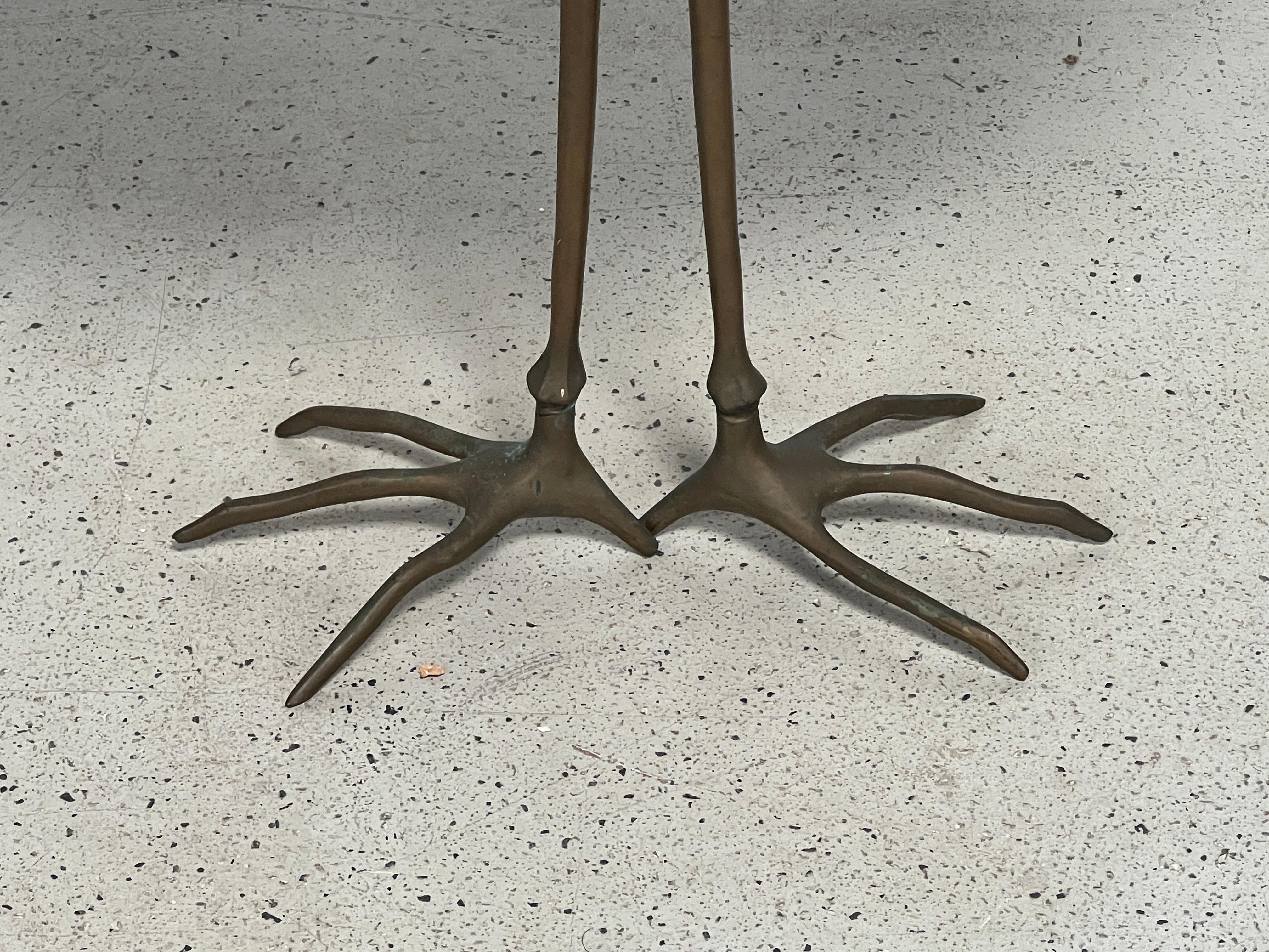 Brass Traccia Table by Meret Oppenheim, 1970s