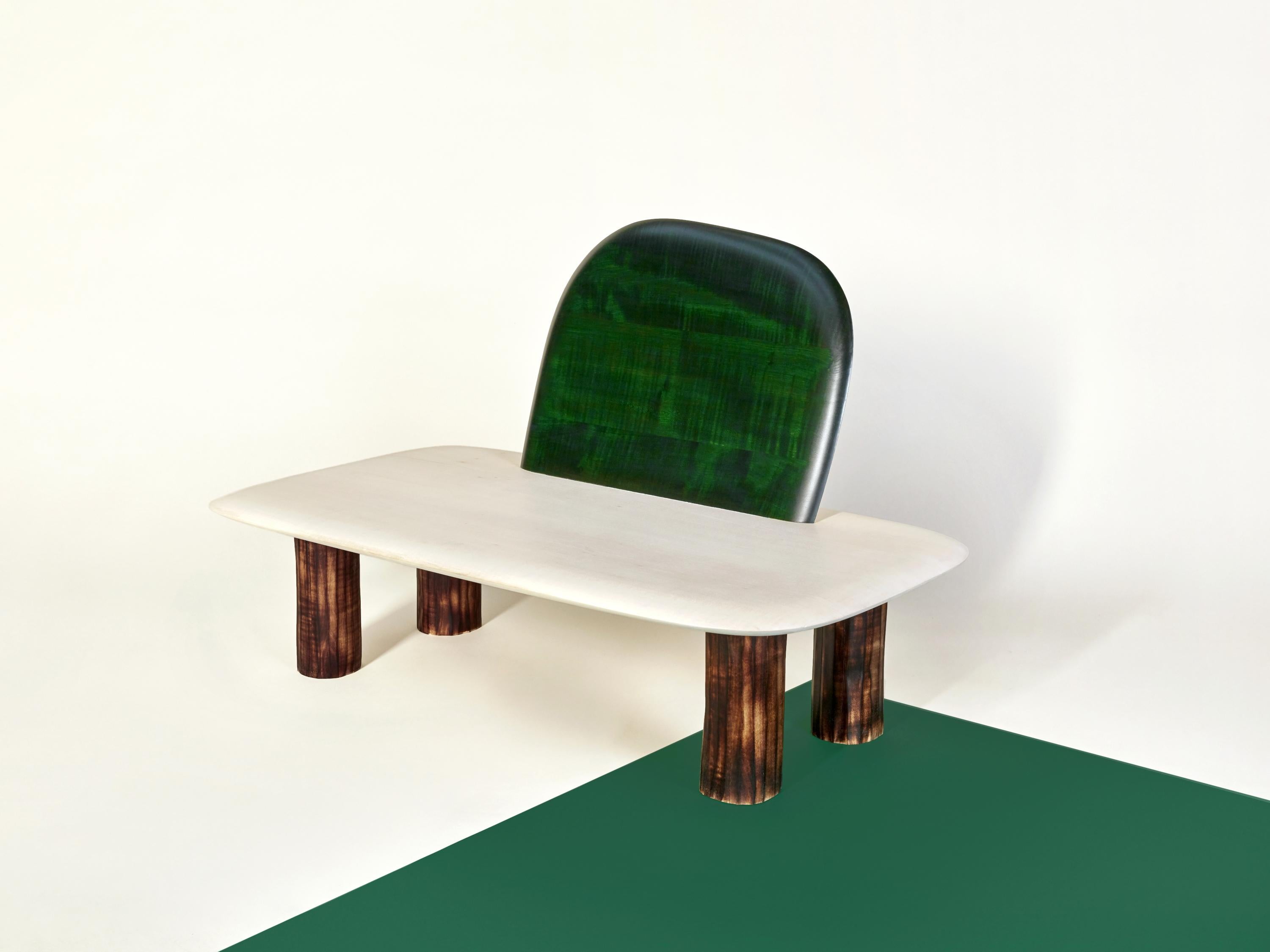 Modern Trace Unique Low Bench, Albane Salmon