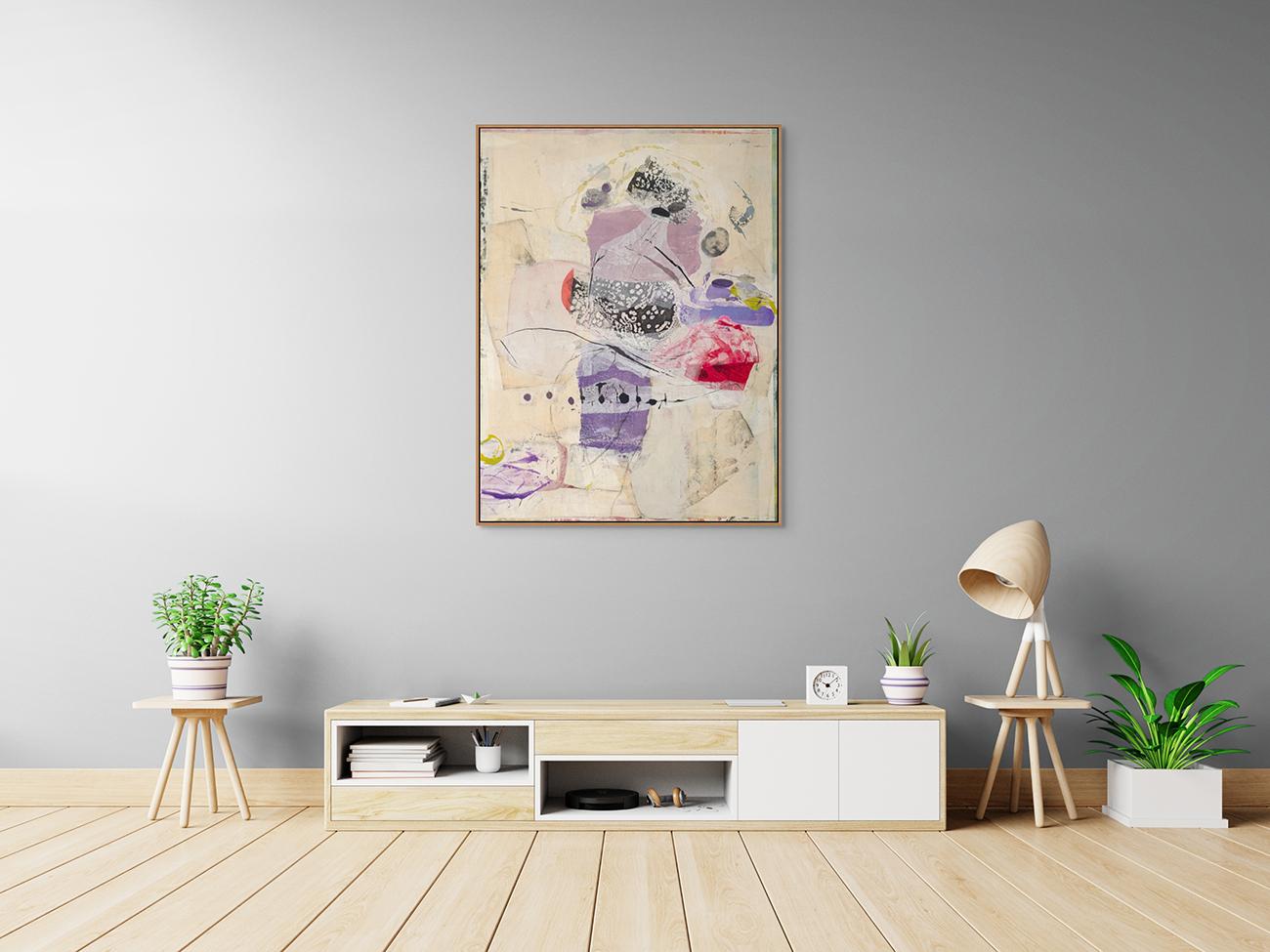 Anything You Lose Comes Round in a Different Form (Abstract painting) For Sale 3