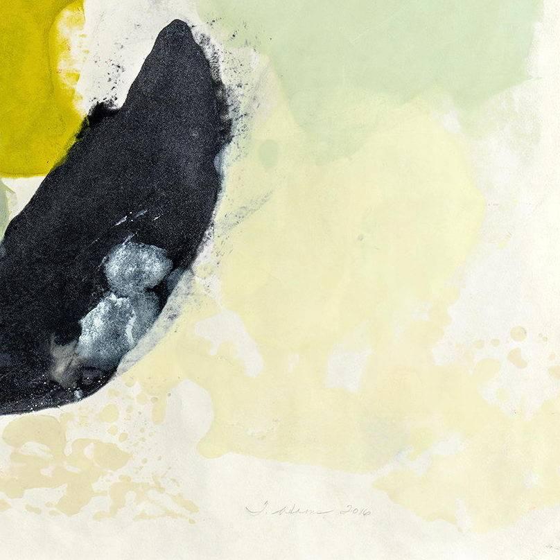 Guna II (peinture abstraite) - Expressionnisme abstrait Painting par Tracey Adams