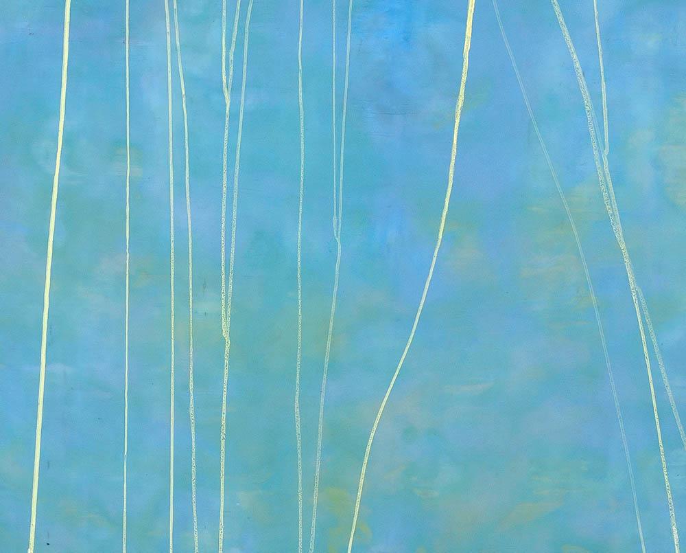 Teach Us to Sit Still - Abstract Painting by Tracey Adams