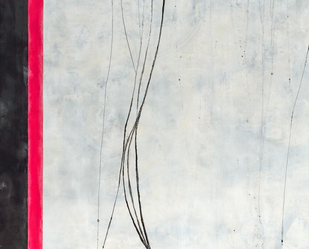 Perché mi sveglio presto (Pittura astratta) - Painting Astratto di Tracey Adams