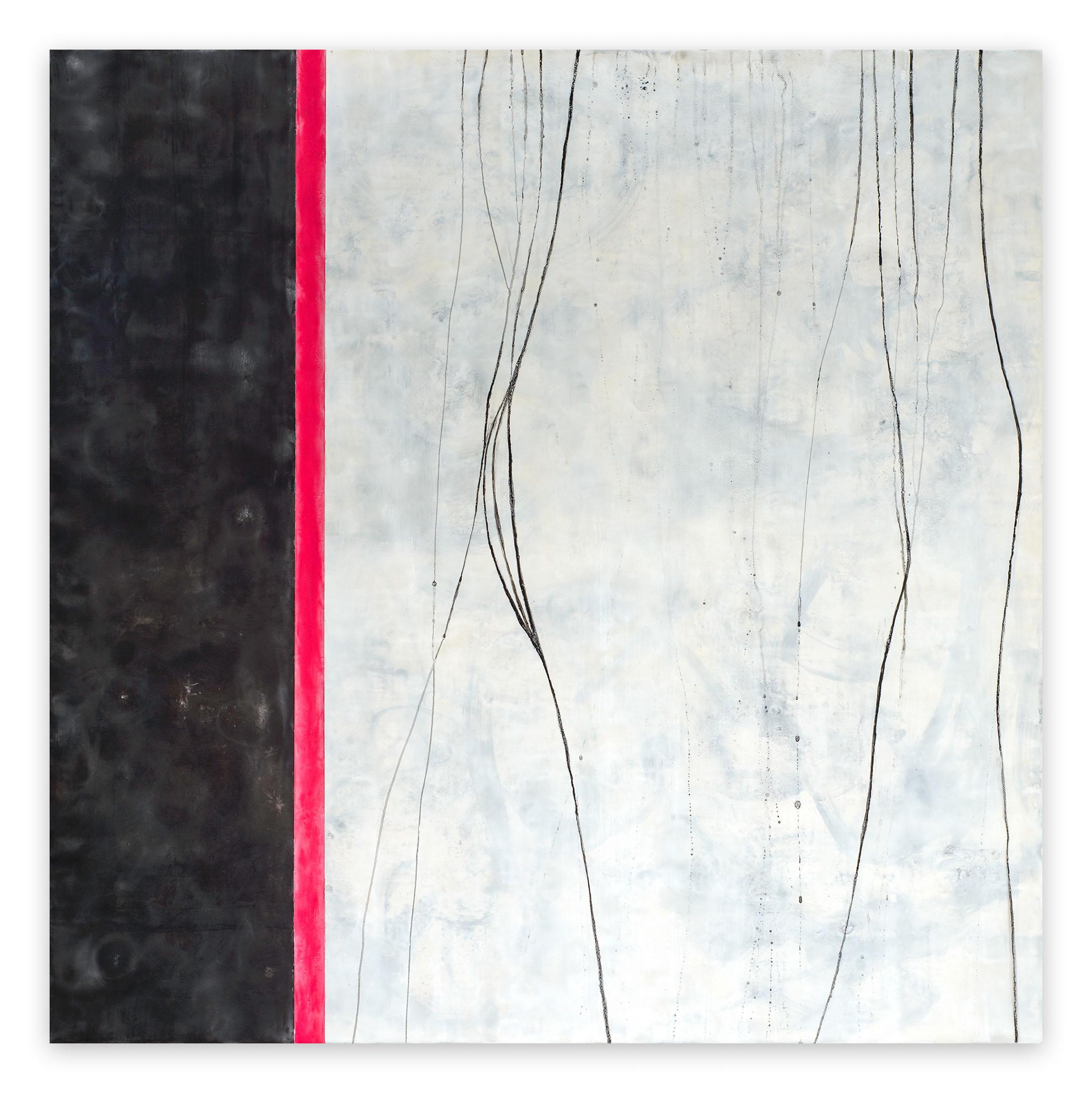 Tracey Adams Abstract Painting - Why I wake early (Abstract painting)
