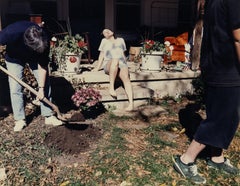 Tracey Baran, Vintage 90s Photography, Casual Backyard Scene, Relaxing