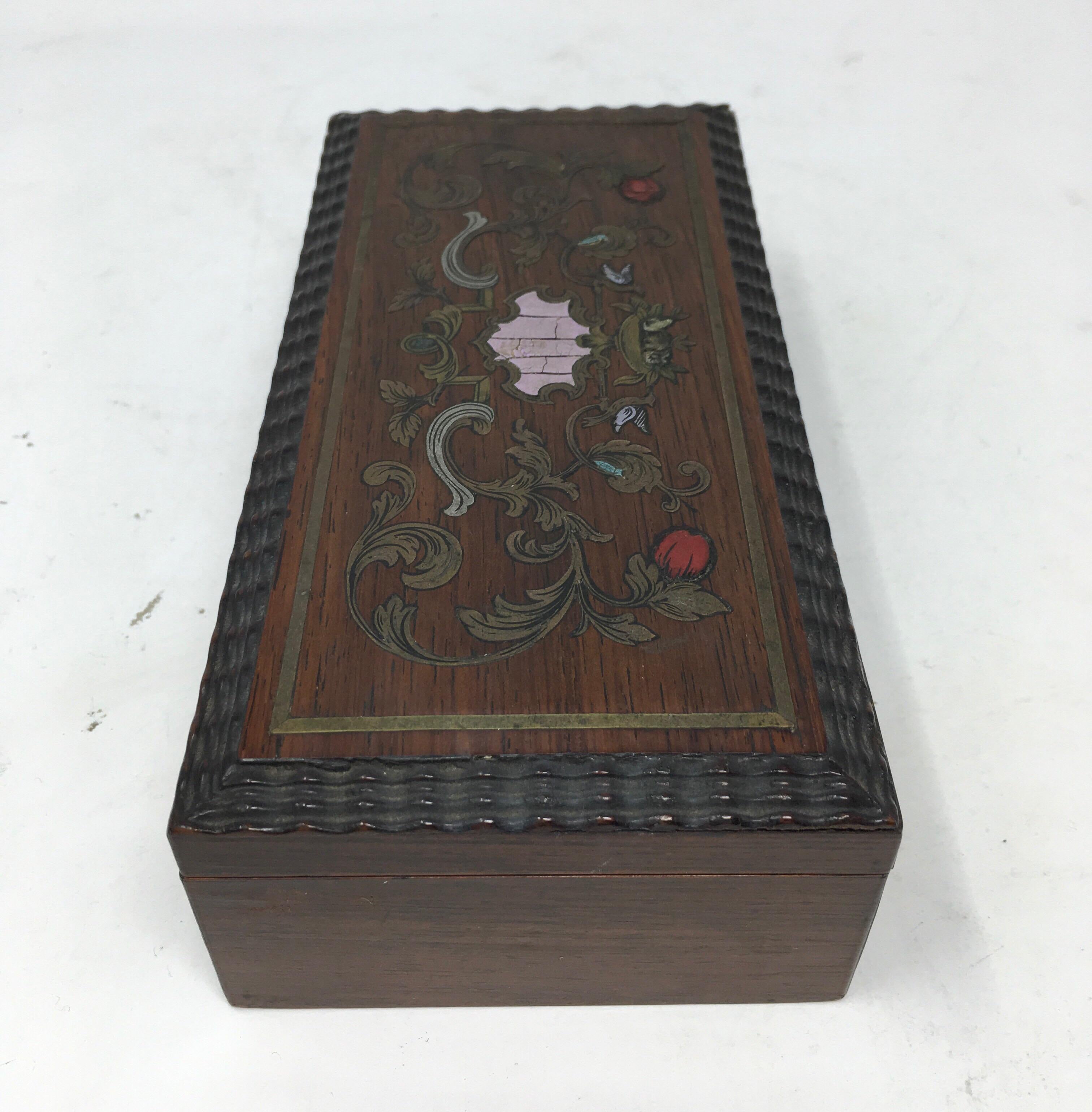 20th Century Decorative Wood Box