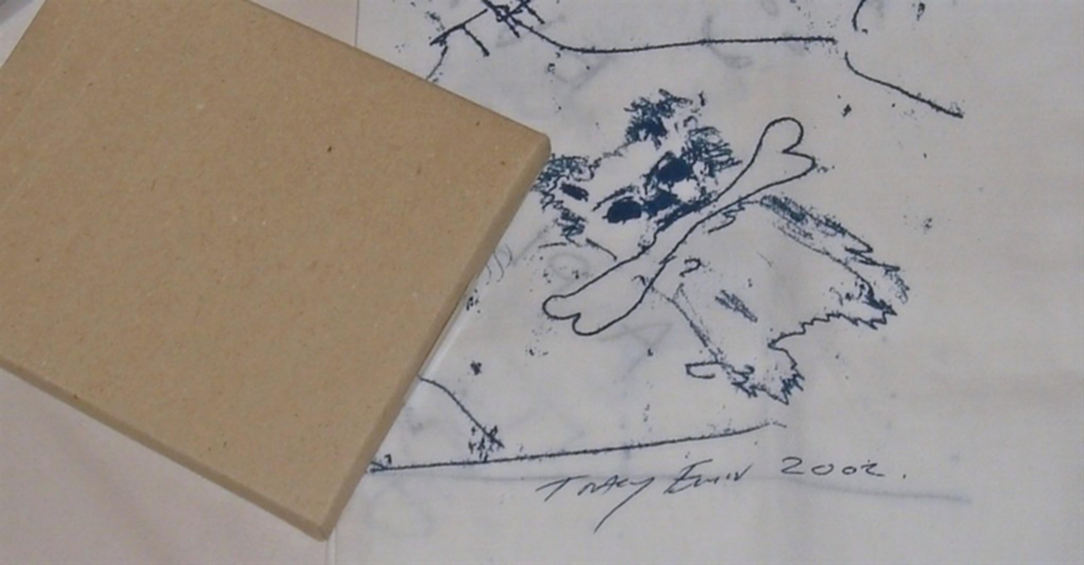 Everybody Needs a Place to Think (Limited Edition textile in original BBC4 box) - Contemporary Print by Tracey Emin