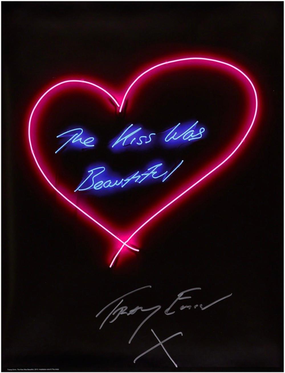 The Kiss Was Beautiful, (2013) - Mixed Media Art by Tracey Emin