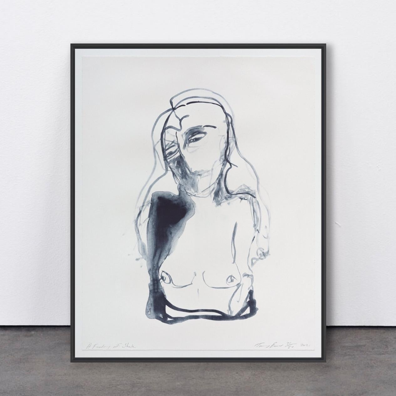 Tracey Emin Figurative Print - A Feeling of Shock (from A Journey to Death) - Litograph, YBAs, Emin