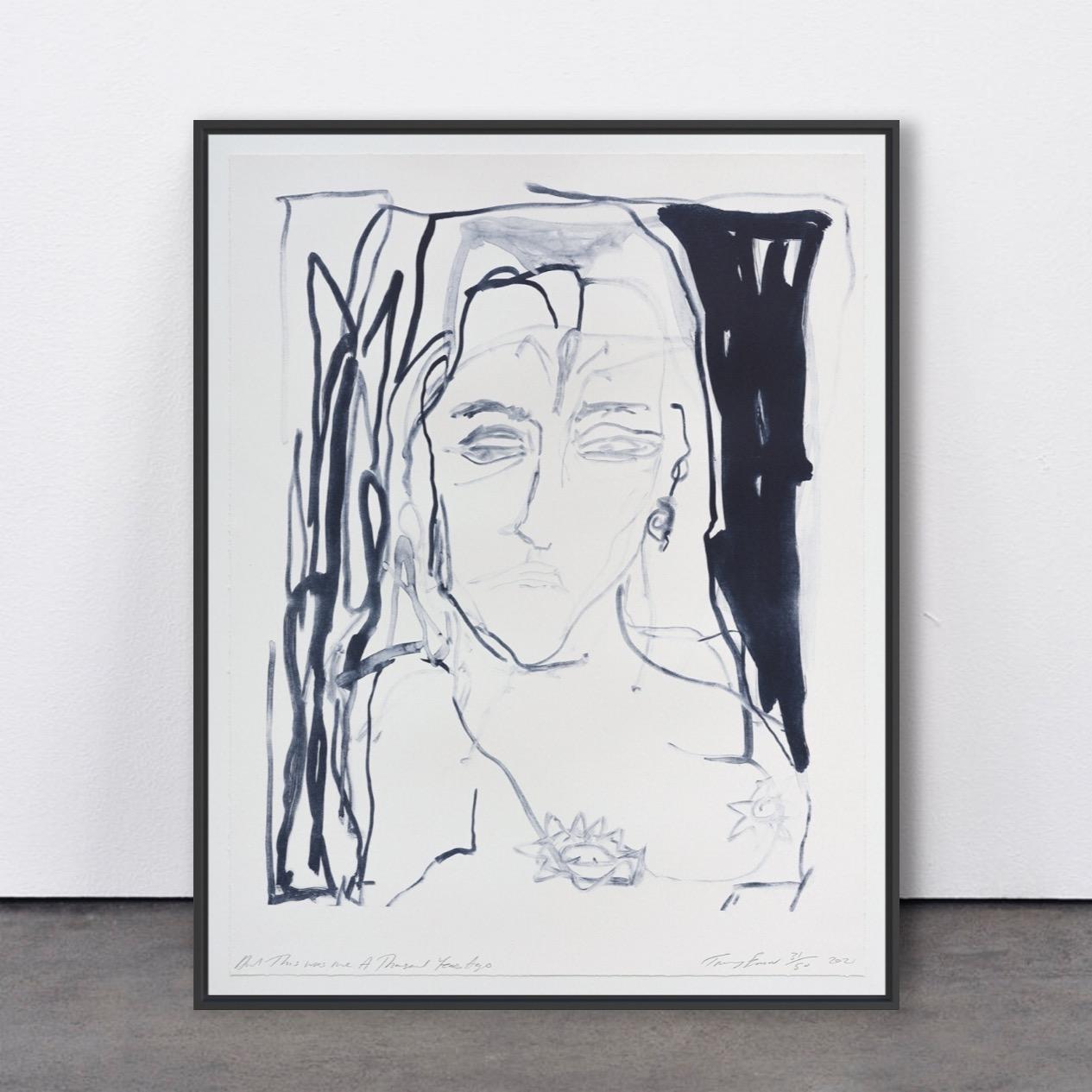 Tracey Emin Figurative Print - And This was me A Thousand Years, (from A Journey to Death) - Litograph, Emin