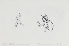 Baby Rabbit & Squirrel (2013) (signed)