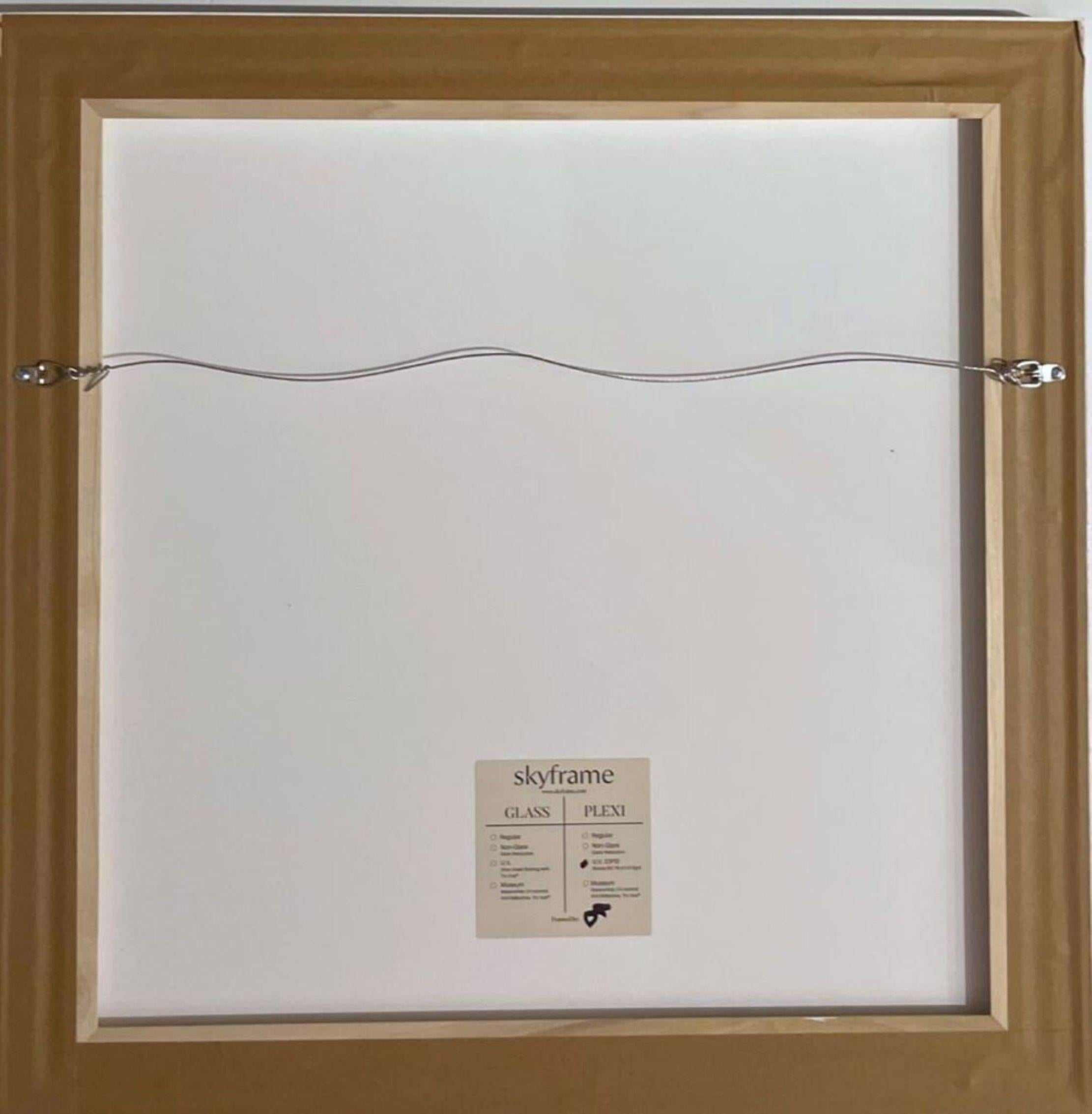 BBC 4 textile (HAND SIGNED and dated by Tracey Emin) screenprinted fabric Framed en venta 2